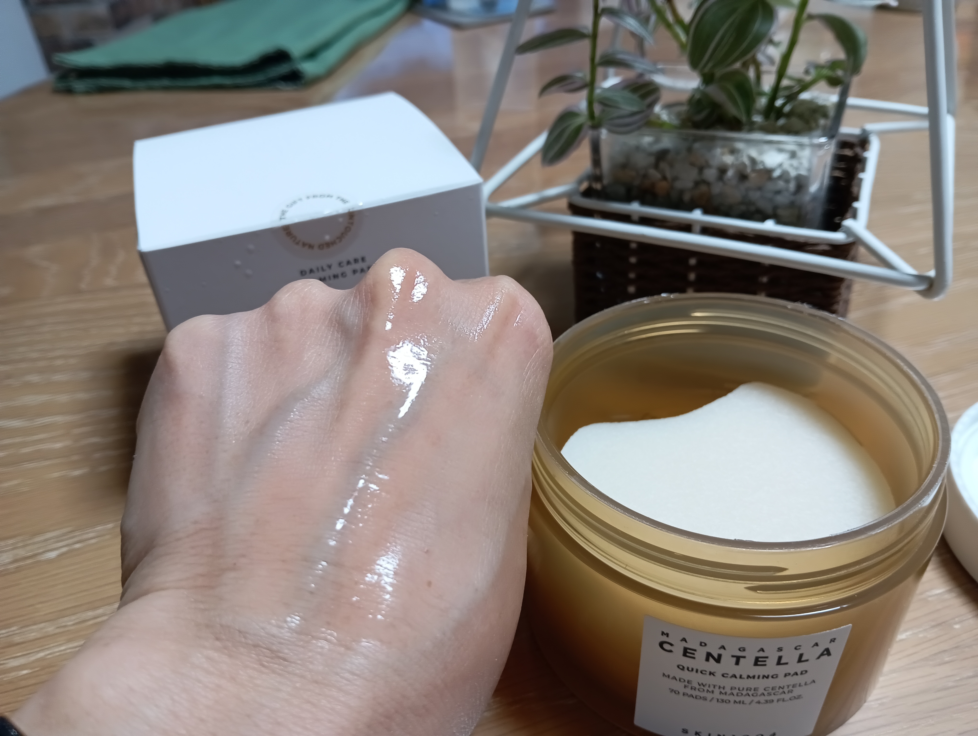 センテラ クイックカーミングパッド/SKIN1004/トナーパッドを使ったクチコミ（3枚目）