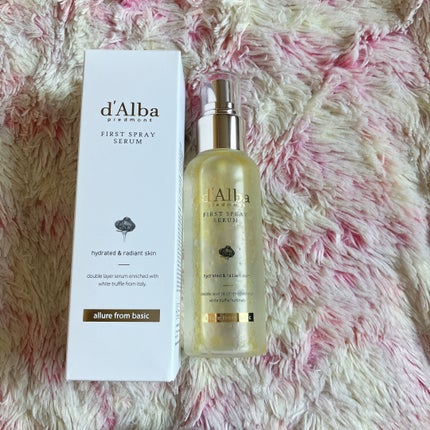ダルバ ホワイトトリュフファーストスプレーセラム/ダルバ/ミスト状化粧水を使ったクチコミ(3枚目)