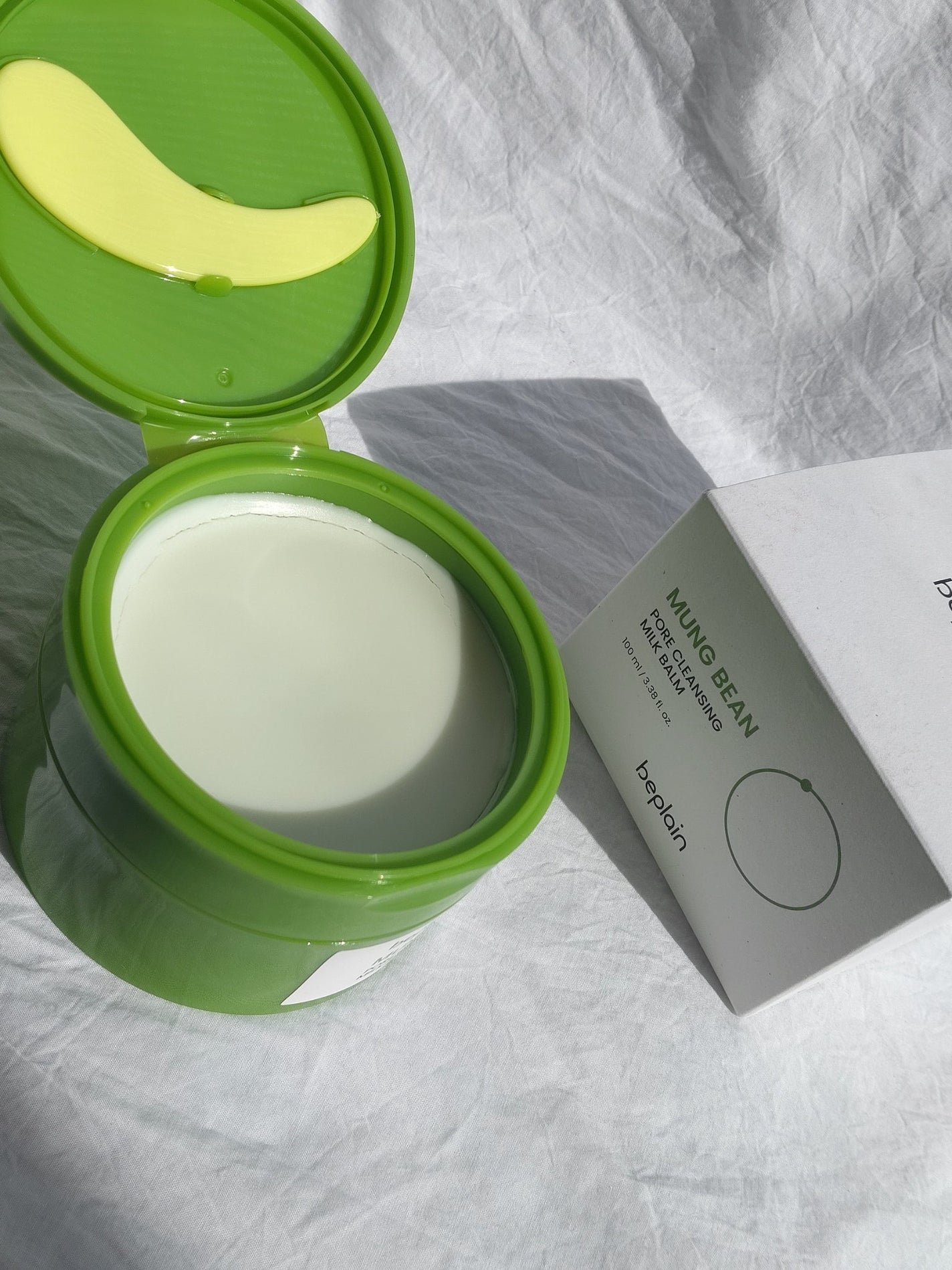 緑豆毛穴クレンジングミルクバーム/beplain/クレンジングバームを使ったクチコミ(3枚目)