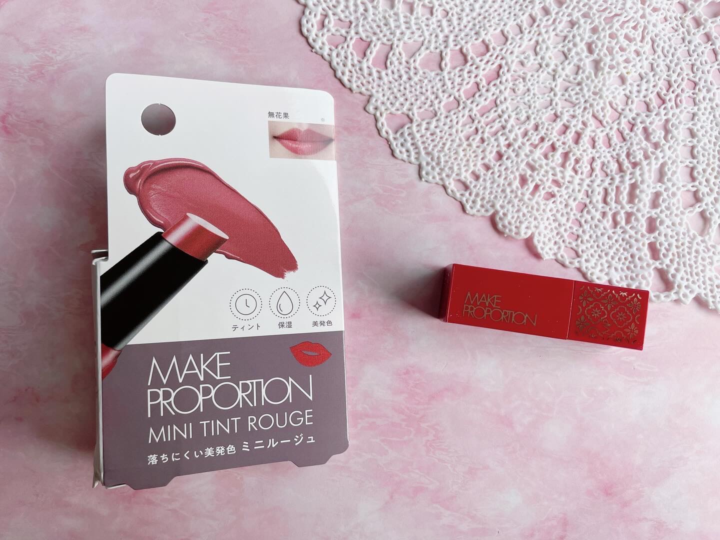 ミニティントルージュ/メイクプロポーション/リップティントを使ったクチコミ（1枚目）