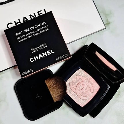 CHANEL シャネル ファンテジー ドゥ シャネル チーク ハイライト 試してみた】ファンテジー ドゥ シャネル CHANELのリアルな