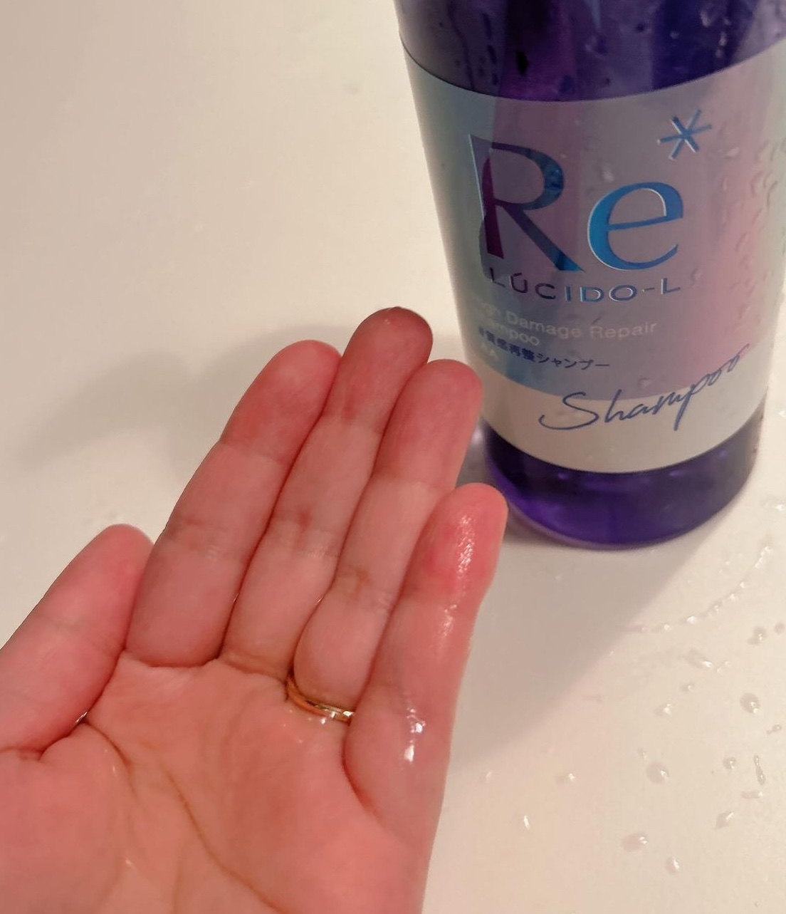＃質感再整シャンプー／トリートメント /ルシードエル/市販シャンプーを使ったクチコミ（2枚目）
