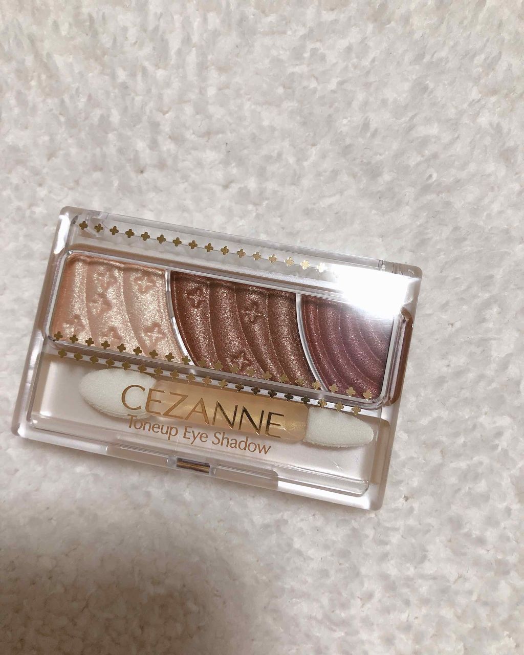 トーンアップアイシャドウ/CEZANNE/アイシャドウパレットを使ったクチコミ(1枚目)
