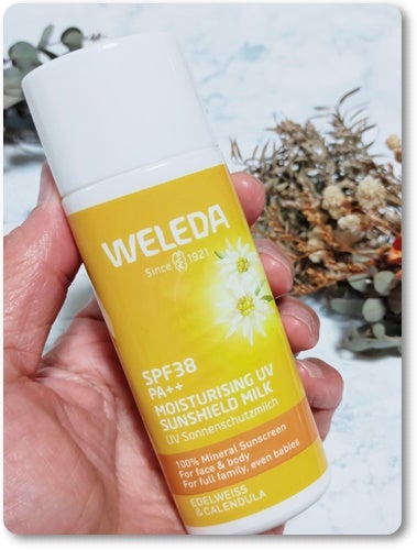 ヴェレダ エーデルワイス UVプロテクトミルク/WELEDA/日焼け止めミルクを使ったクチコミ(2枚目)
