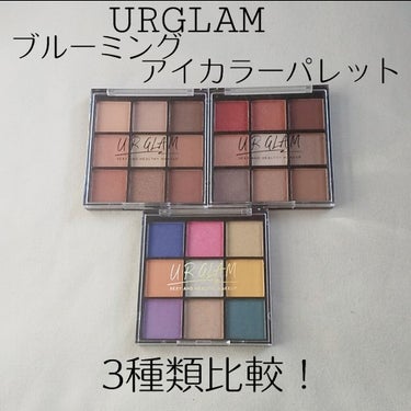 UR GLAM　BLOOMING EYE COLOR PALETTE/U R GLAM/パウダーアイシャドウを使ったクチコミ（1枚目）