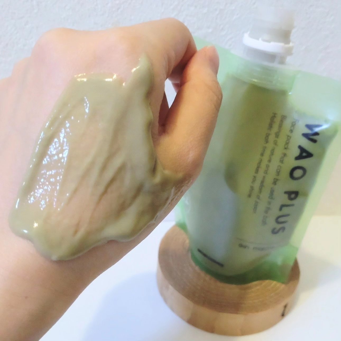 skinmarche WAOPLUS ハートリーフマグワートブースターマスク/ブレーンコスモス/洗い流すパック・マスクを使ったクチコミ（3枚目）