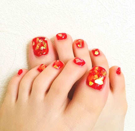 デコレーションネイルパーツ(クラッシュホロ)/DAISO/ネイルチップ・パーツを使ったクチコミ(1枚目)