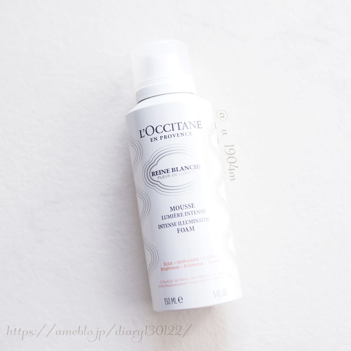 レーヌブランシュ イルミネイティングクレンジングフォーム/L'OCCITANE/泡洗顔を使ったクチコミ（1枚目）