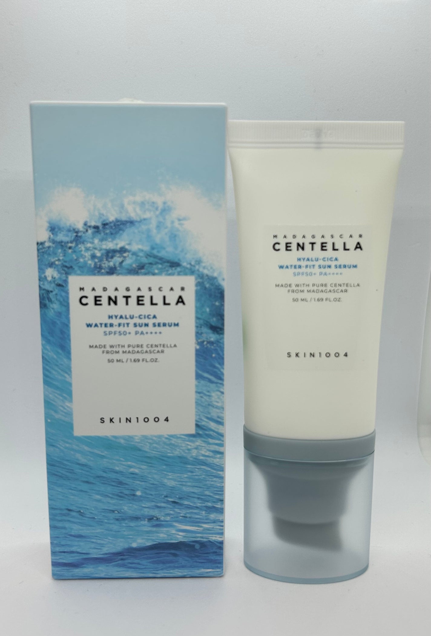 ヒアルーシカ ウォーターフィット サンセラム/SKIN1004/日焼け止めローションを使ったクチコミ(1枚目)