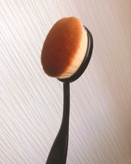 春姫ファンデーションブラシ(オーバル型)/DAISO/メイクブラシを使ったクチコミ(2枚目)