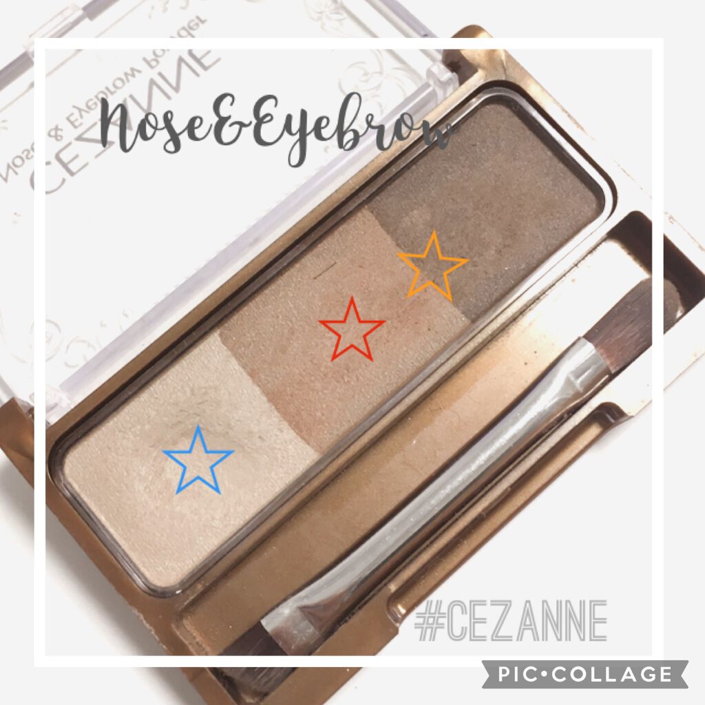 ノーズ&アイブロウパウダー/CEZANNE/パウダーアイブロウを使ったクチコミ(2枚目)