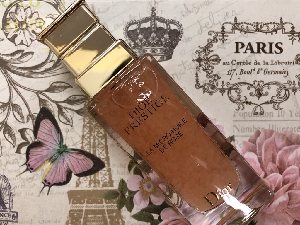 プレステージ マイクロ ユイル ド ローズ セラム/Dior/美容液を使ったクチコミ（1枚目）