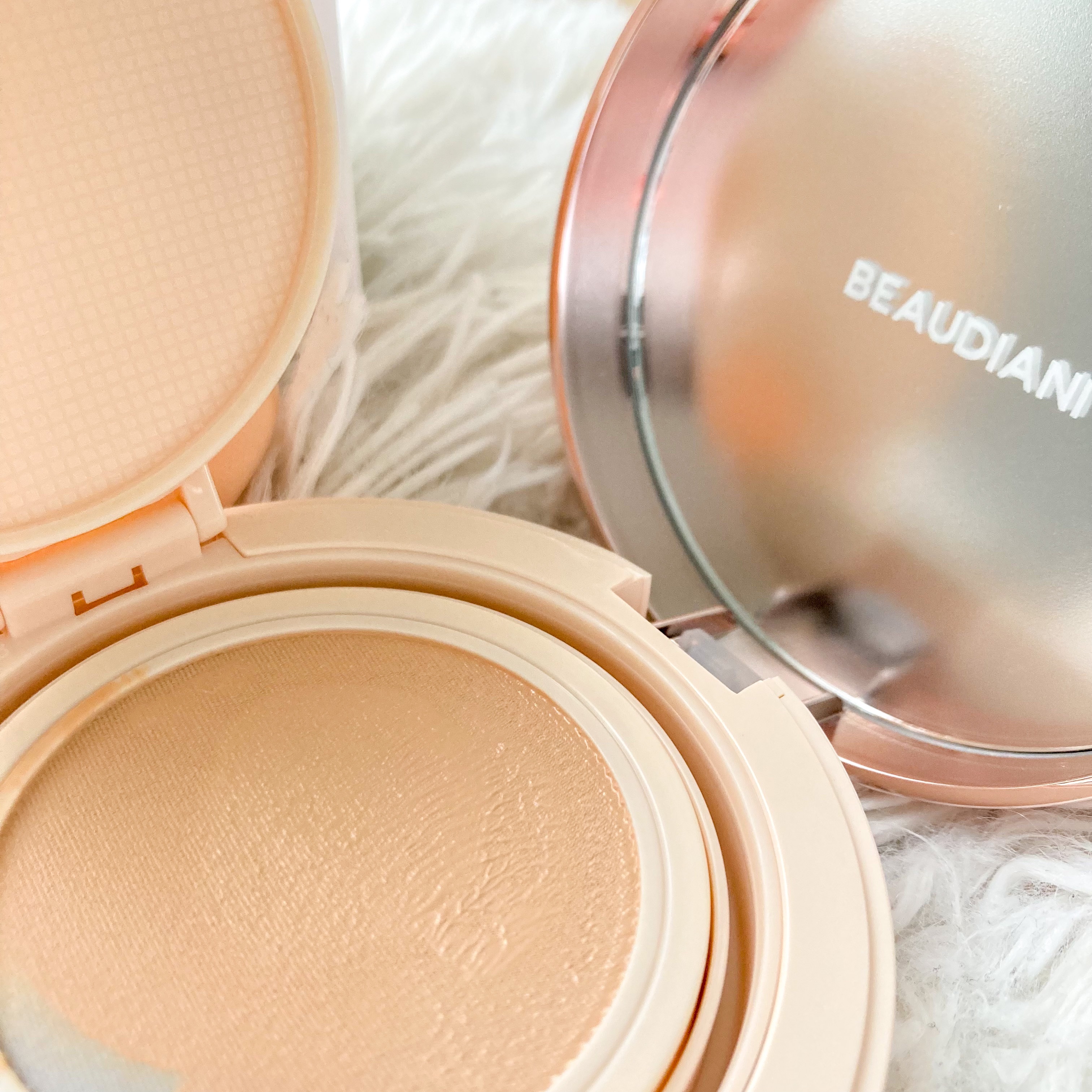 メッシュタイトアップクッション/BEAUDIANI/クッションファンデーションを使ったクチコミ（2枚目）