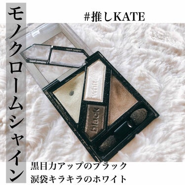 モノクロームシャイン/KATE/パウダーアイシャドウを使ったクチコミ（1枚目）