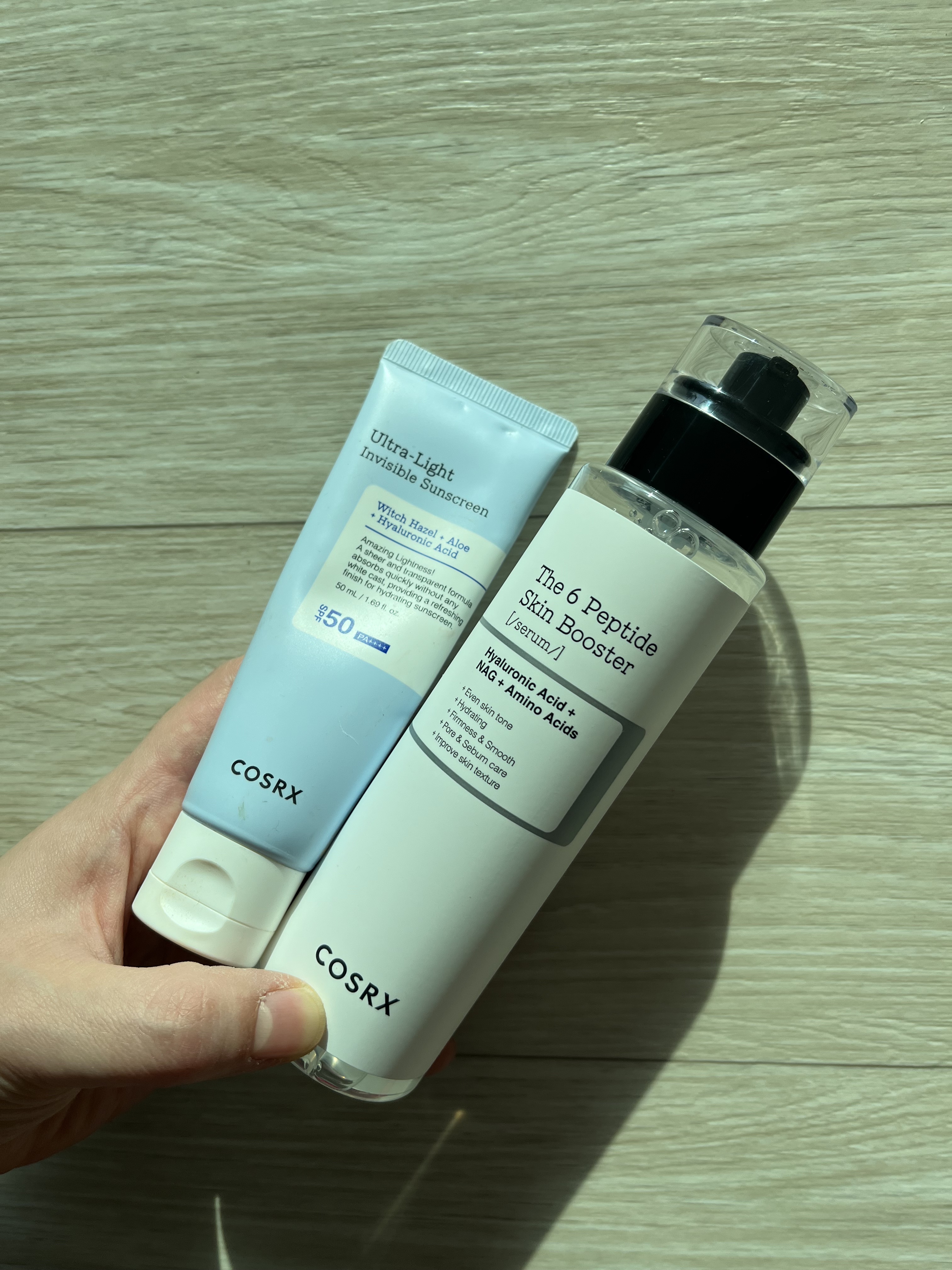 ウルトラライト透明UVクリーム/COSRX/日焼け止めクリームを使ったクチコミ（1枚目）