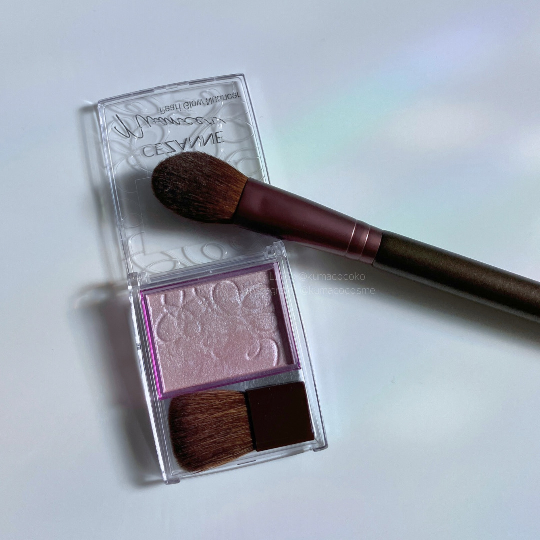 ハイライトブラシ 馬毛/DAISO/メイクブラシを使ったクチコミ（2枚目）