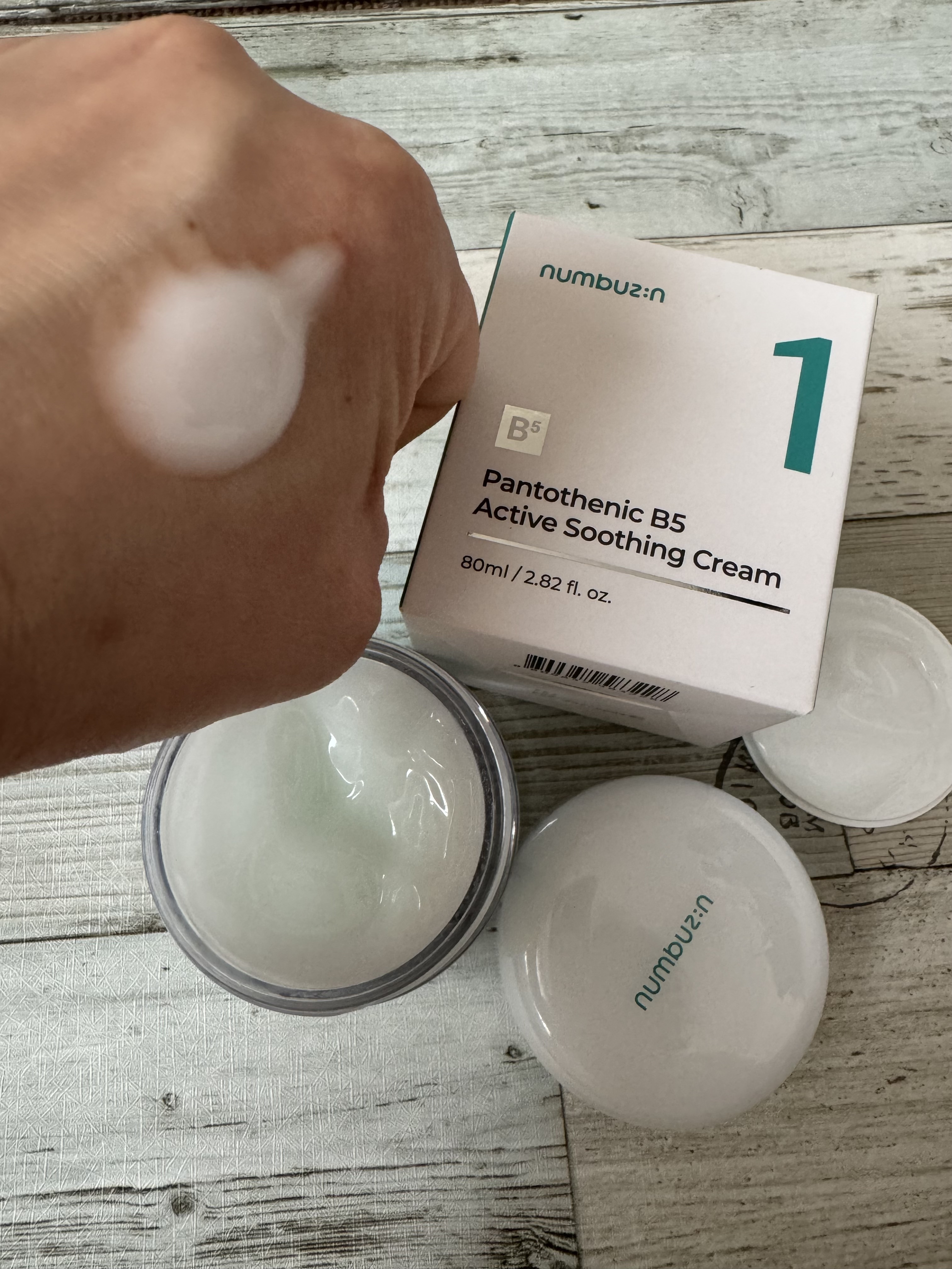 1番 塗るパントテン酸スージングクリーム/numbuzin/フェイスクリームを使ったクチコミ（3枚目）