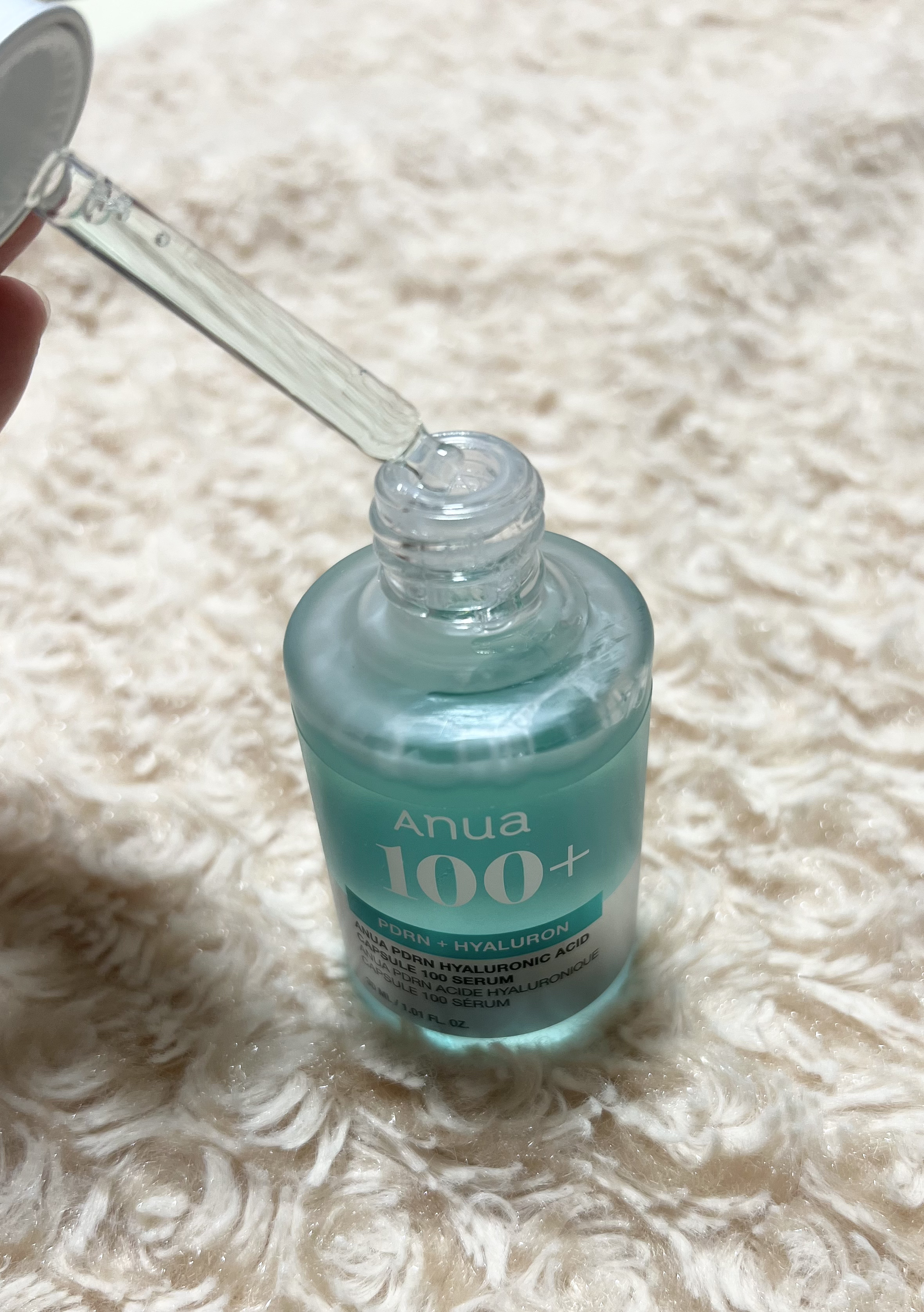 PDRNヒアルロン酸カプセル100セラム/Anua/美容液を使ったクチコミ（2枚目）