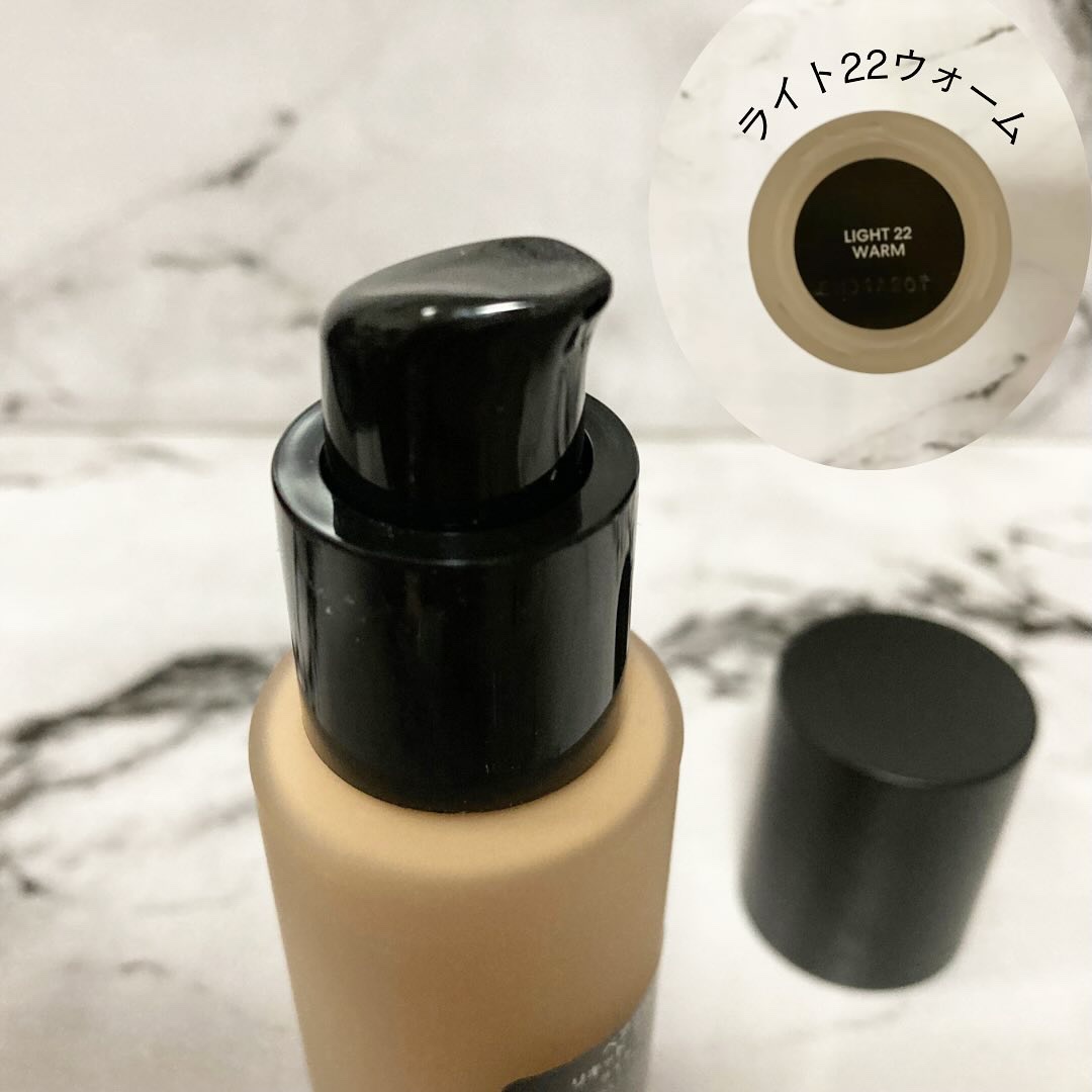ベアプロ 24HR リキッド ファンデーション ライト 22 ウォーム/bareMinerals/リキッドファンデーションを使ったクチコミ（3枚目）