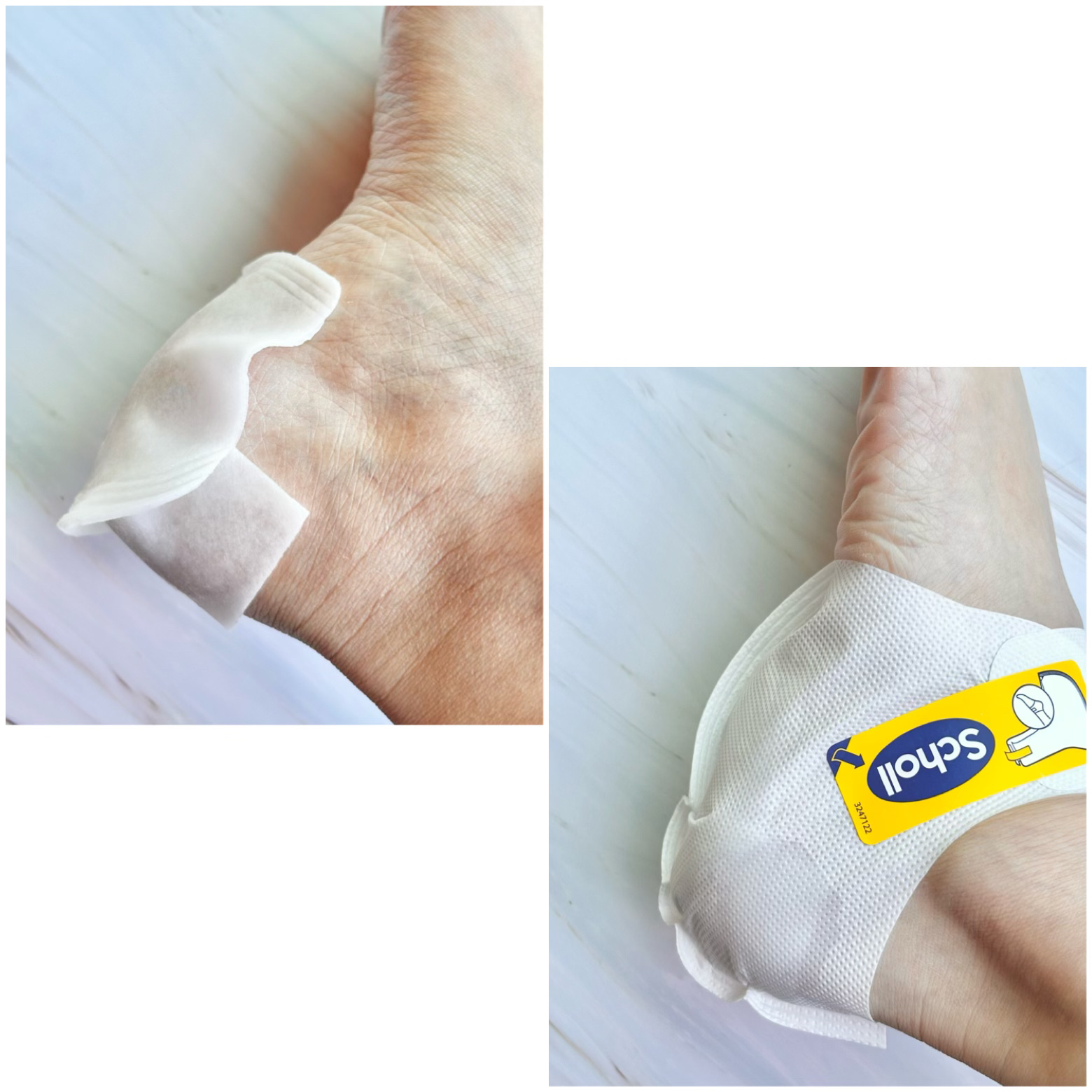 かかとピーリングマスク/ドクター・ショール/レッグ・フットケアを使ったクチコミ（3枚目）