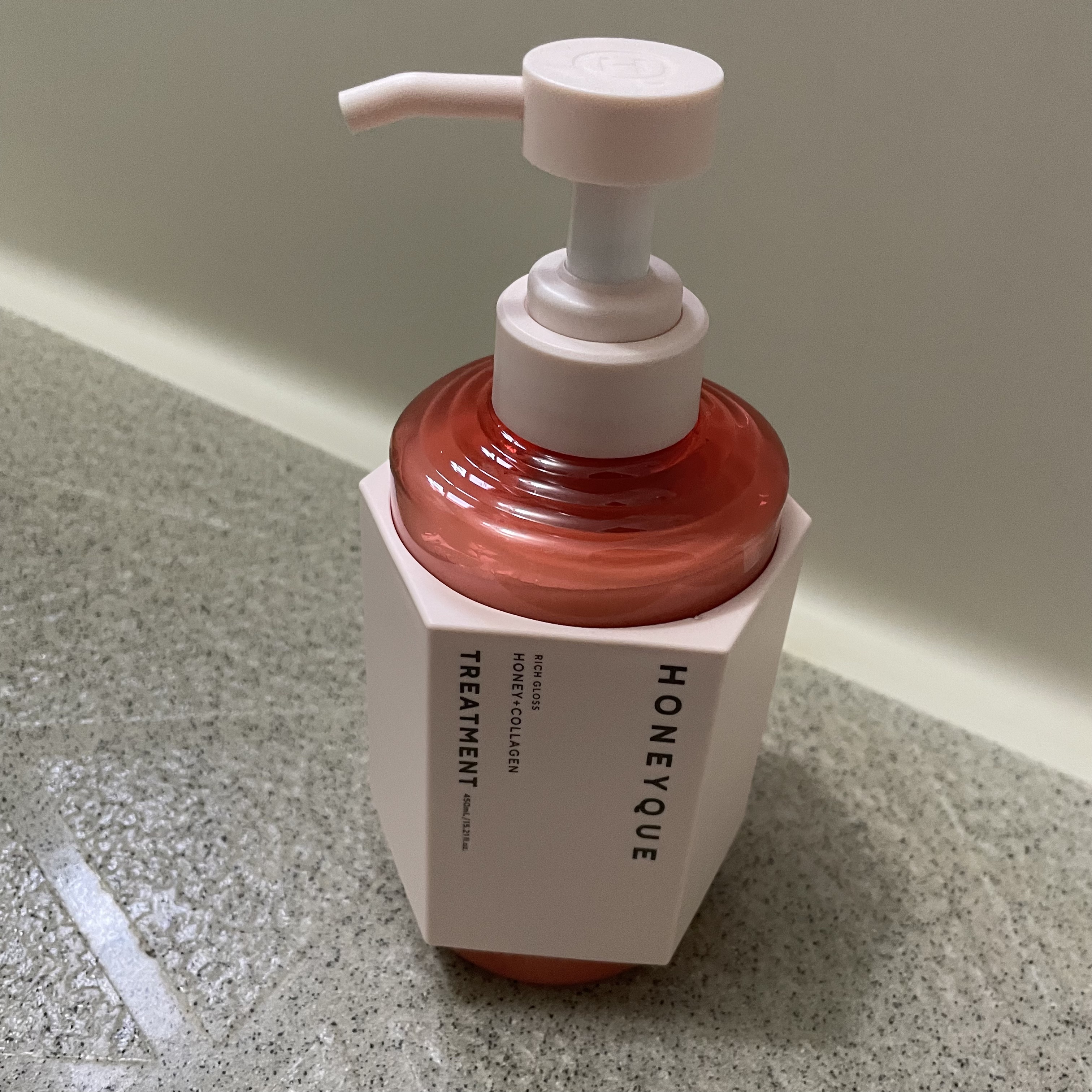 リッチグロス シャンプー シャイニー／ヘアトリートメント シャイニー トリートメント本体 450ml/ハニーク/市販シャンプーを使ったクチコミ（3枚目）