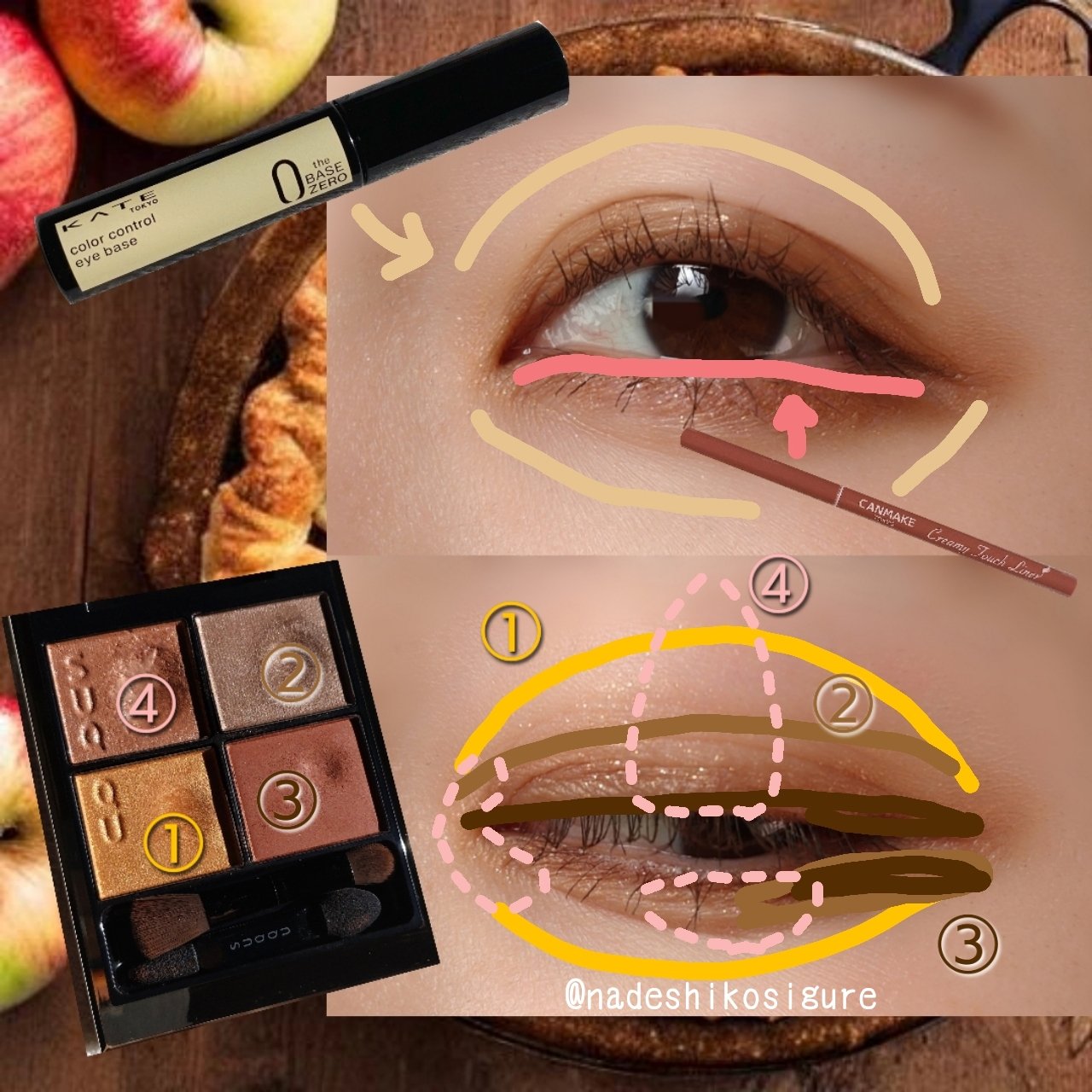 クリーミータッチライナー/キャンメイク/ジェルアイライナーを使ったクチコミ（3枚目）