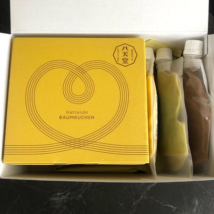 nana@フォロバ100 on LIPS 「今日のおやつは八天堂のバームクーヘンと、とろけるくりーむ❤ハー..」(4枚目)