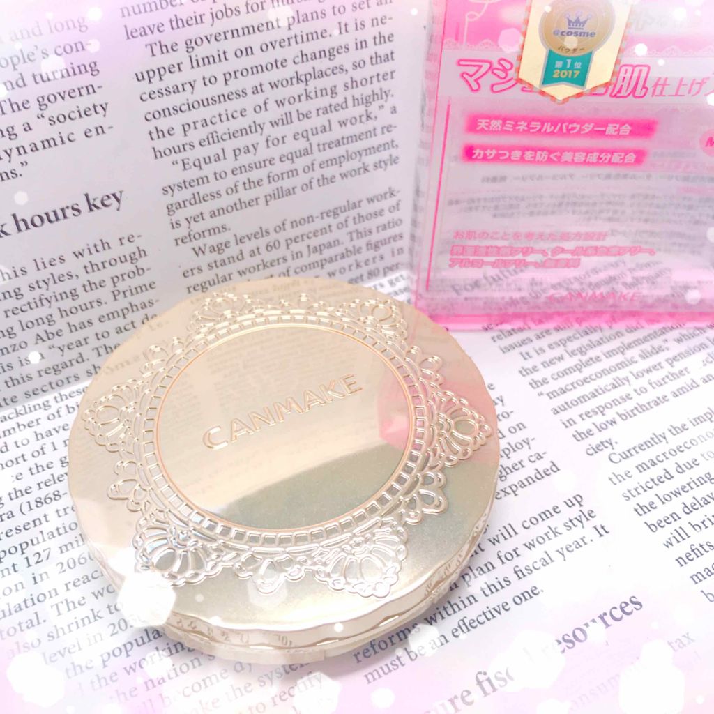 【旧品】マシュマロフィニッシュパウダー MB マットベージュオークル/キャンメイク/プレストパウダーを使ったクチコミ（1枚目）