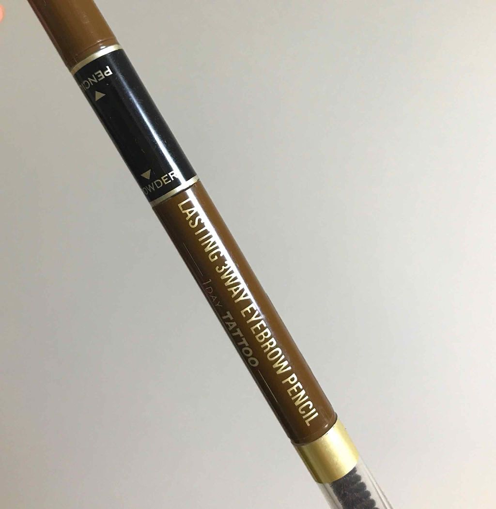 ラスティングスリーウェイアイブロウ ペンシル(旧)/K-パレット/パウダーアイブロウを使ったクチコミ(1枚目)