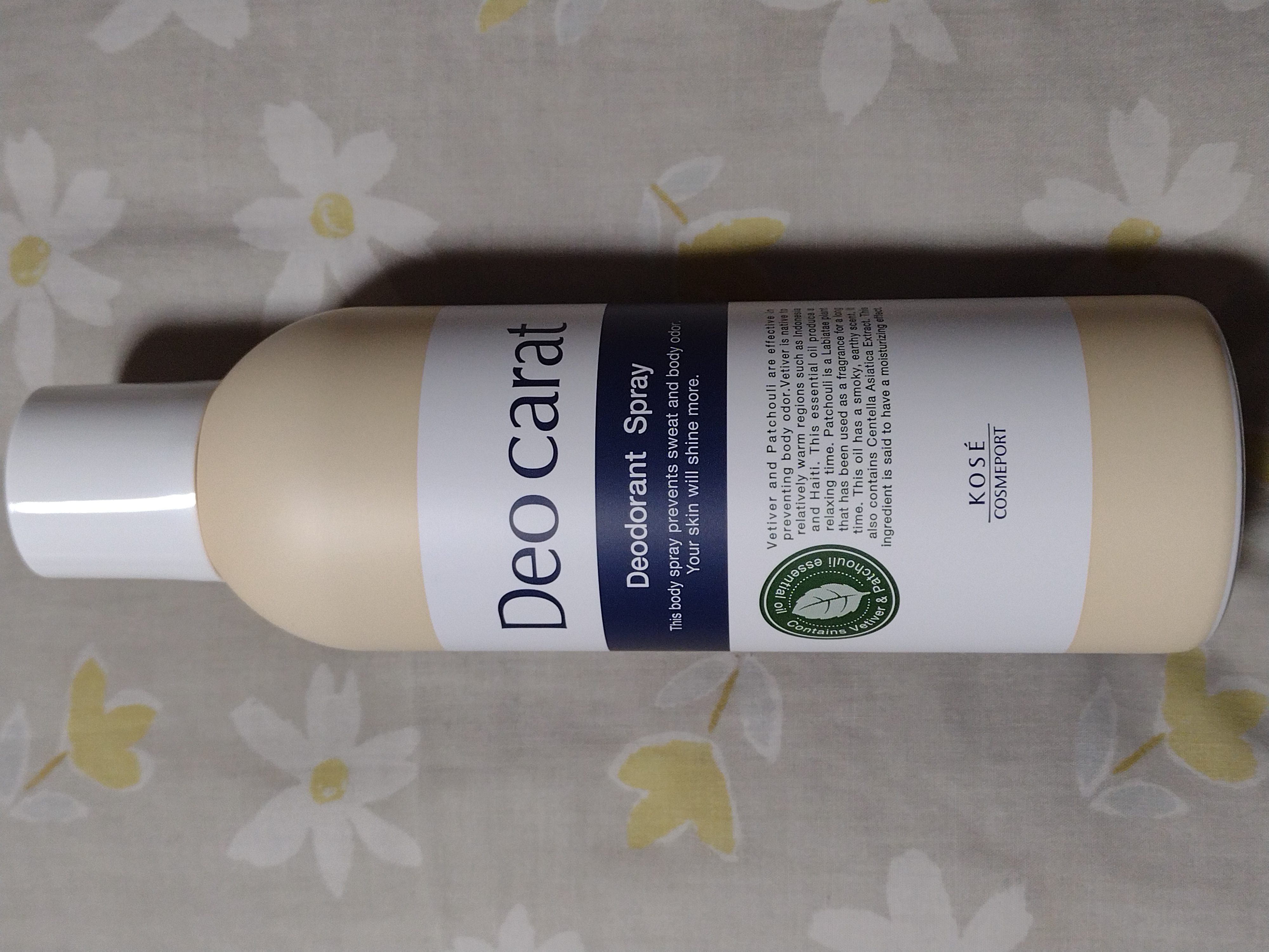 デオカラット 薬用デオドラント スプレーのクチコミ「コーセーコスメポート株式会社様よりいただきました。


スプレーは背中にも使いやすいので好き。.....」（1枚目）