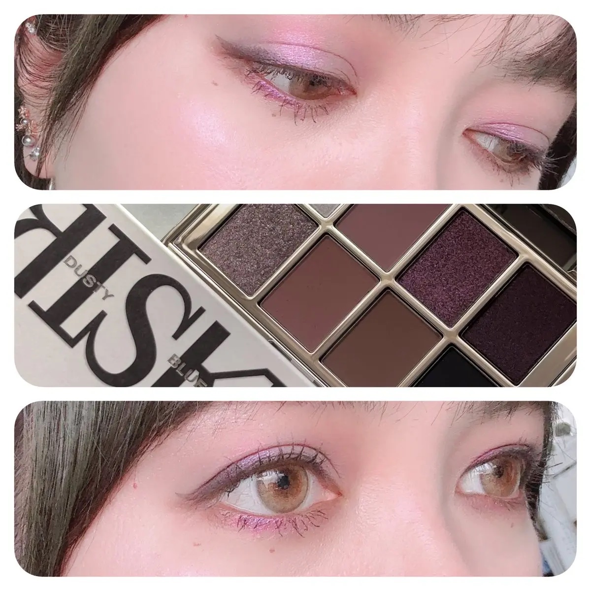 PIGMENT EYESHADOW PALETTE /RISKY /アイシャドウパレットを使ったクチコミ（2枚目）