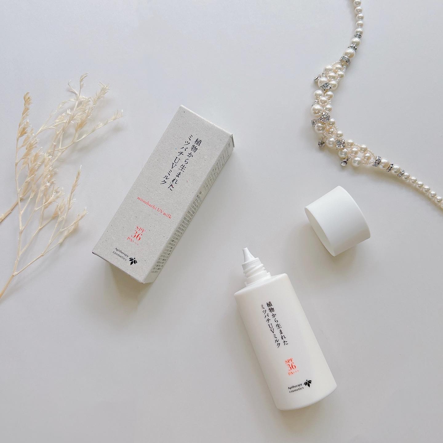 植物から生まれたミツバチUVミルク/アピセラピーコスメティクス/日焼け止めミルクを使ったクチコミ（1枚目）