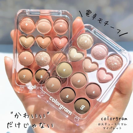 目元チュートリアルアイパレット/Colorgram/アイシャドウパレットを使ったクチコミ(1枚目)