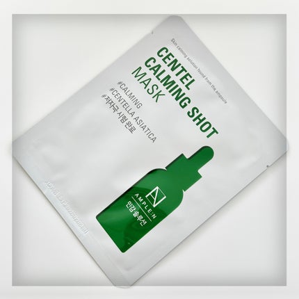 AMPLE:N センテル カーミング ショット マスクのクチコミ「𓍯CENTEL CALMING SHOT MASK⌇AMPLE:N
非加熱ツボクサカルス培養.....」(1枚目)