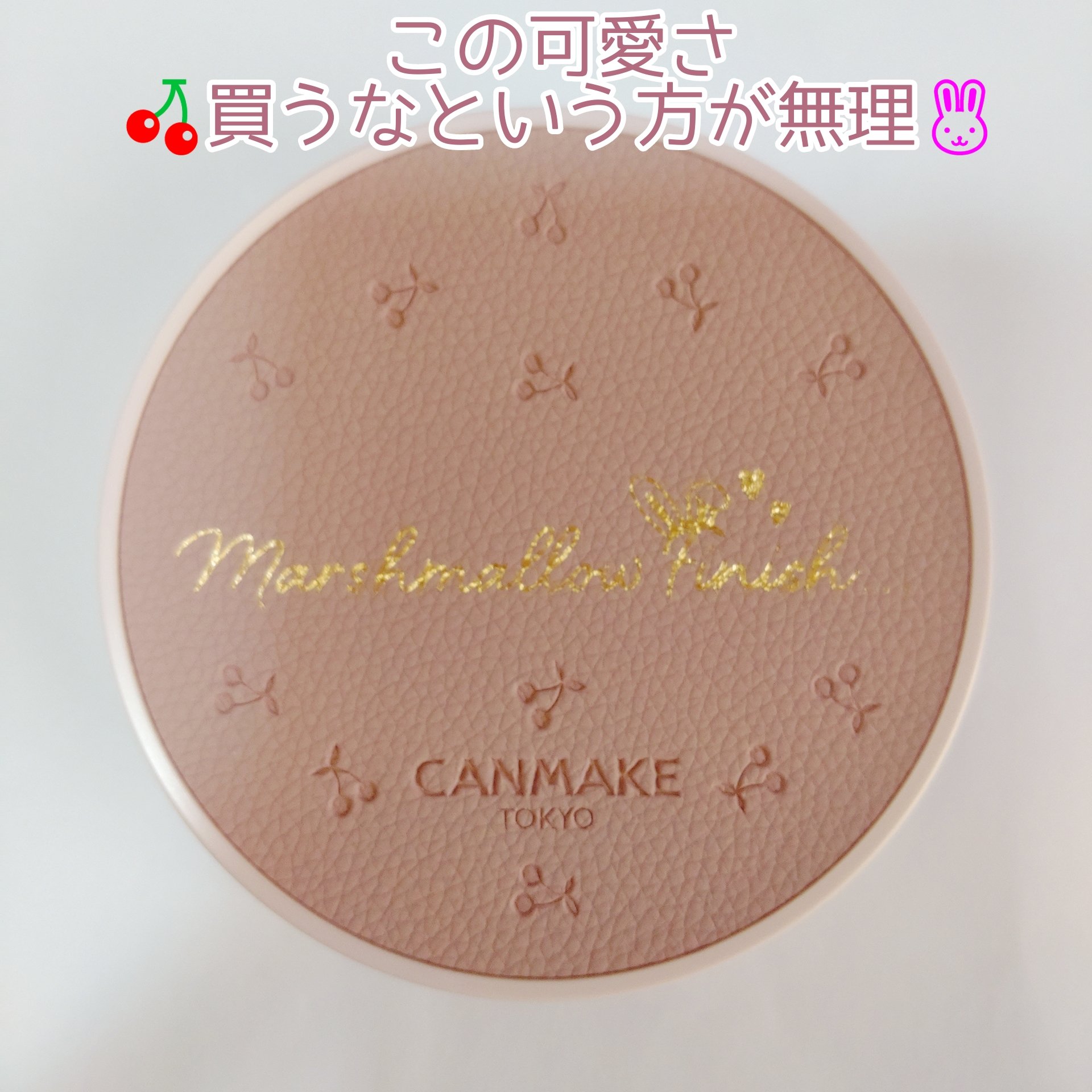 マシュマロフィニッシュパウダーブラシ くすみピンクベージュ(限定)/キャンメイク/メイクブラシを使ったクチコミ（2枚目）