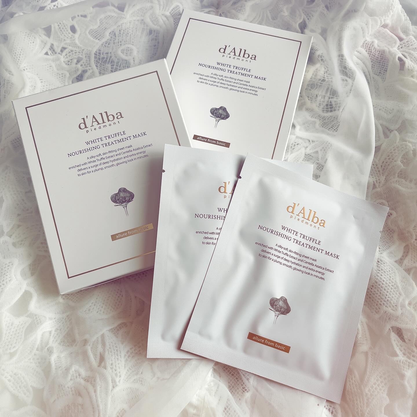 ホワイトトリュフナリシングトリートメントマスク/ダルバ/シートマスク・パックを使ったクチコミ（1枚目）