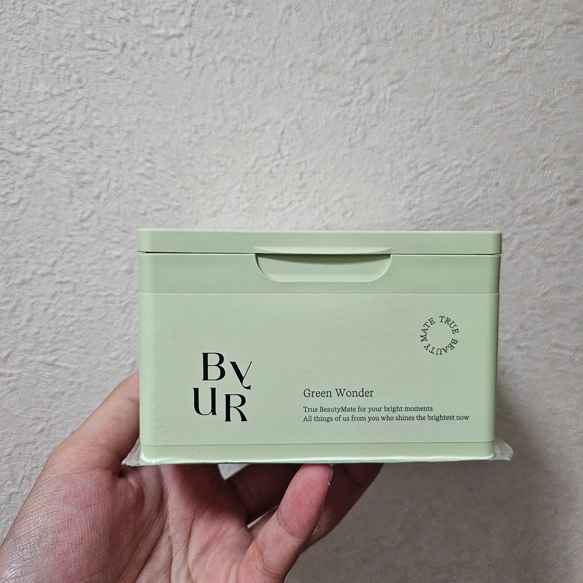 バイユア スージンググリーン デイリーアクアセラムマスク/ByUR/シートマスク・パックを使ったクチコミ（1枚目）