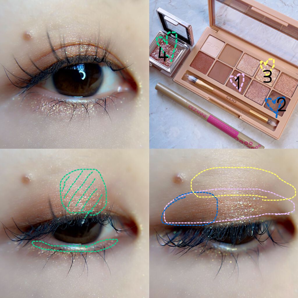 描くふたえアイライナー/CEZANNE/リキッドアイライナーを使ったクチコミ(5枚目)