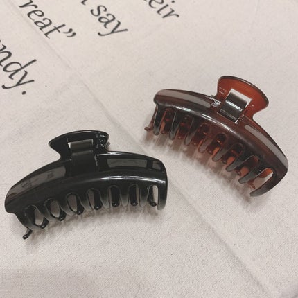 バンスクリップ/DAISO/ヘアアクセサリーを使ったクチコミ(2枚目)