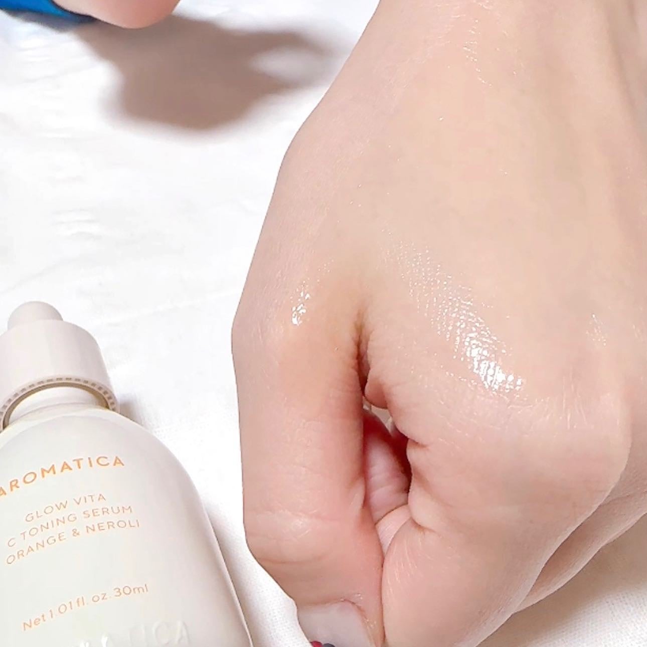 グロービタCトーニングセラム/AROMATICA/美容液を使ったクチコミ(5枚目)