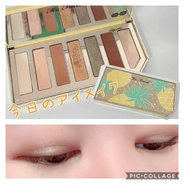 スパークリング パイナップル アイシャドウ パレット/Too Faced/アイシャドウパレットを使ったクチコミ（1枚目）