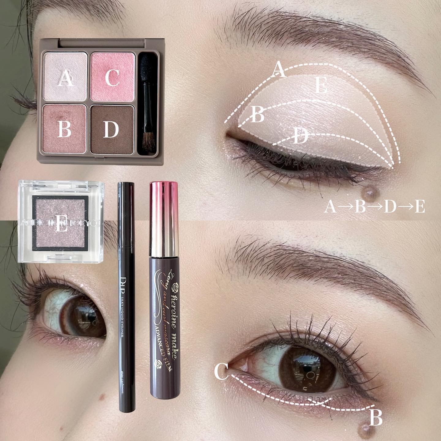 インザミラーアイパレット/Ririmew/アイシャドウパレットを使ったクチコミ（2枚目）