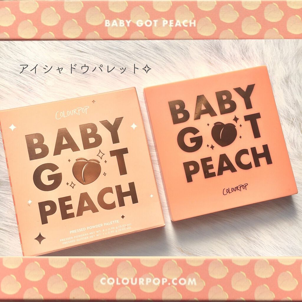 Eye Palette-Baby Got Peach /ColourPop/アイシャドウパレットを使ったクチコミ(2枚目)