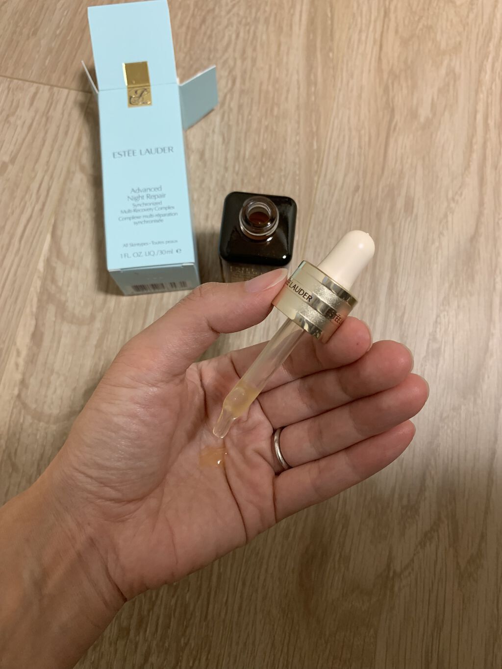 アドバンス ナイト リペア SMR コンプレックス/ESTEE LAUDER/美容液を使ったクチコミ（2枚目）