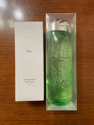 ❁﻿IPSA イプサ❁﻿
ザ・タイムR アクア green 300ml(限定デザイン)
ME センシティブ 3

誕プレとして彼氏にねだりました笑
ずっと気になっていたIPSAの化粧水＆乳液！
.
肌診