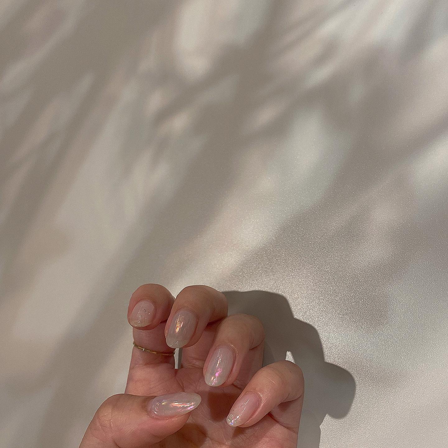 #福岡ネイル,#大濠ネイル,#天神ネイル,#夏ネイル,#ニュアンスネイル,#ミラーネイル,#オーロラネイル,#ショートネイルのネイルデザイン