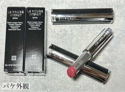 ルージュ・アンテルディ・サテン/GIVENCHY/口紅を使ったクチコミ(2枚目)