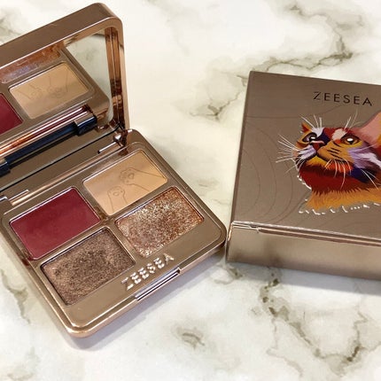 アニマルアイシャドウ(4シェード)/ZEESEA/アイシャドウパレットを使ったクチコミ(8枚目)