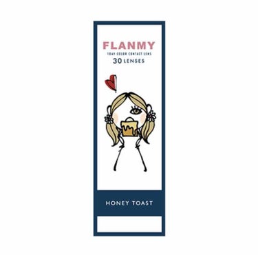 FLANMY 1day（10枚/30枚） ハニートースト/FLANMY/ワンデー（１DAY）カラコンを使ったクチコミ（3枚目）