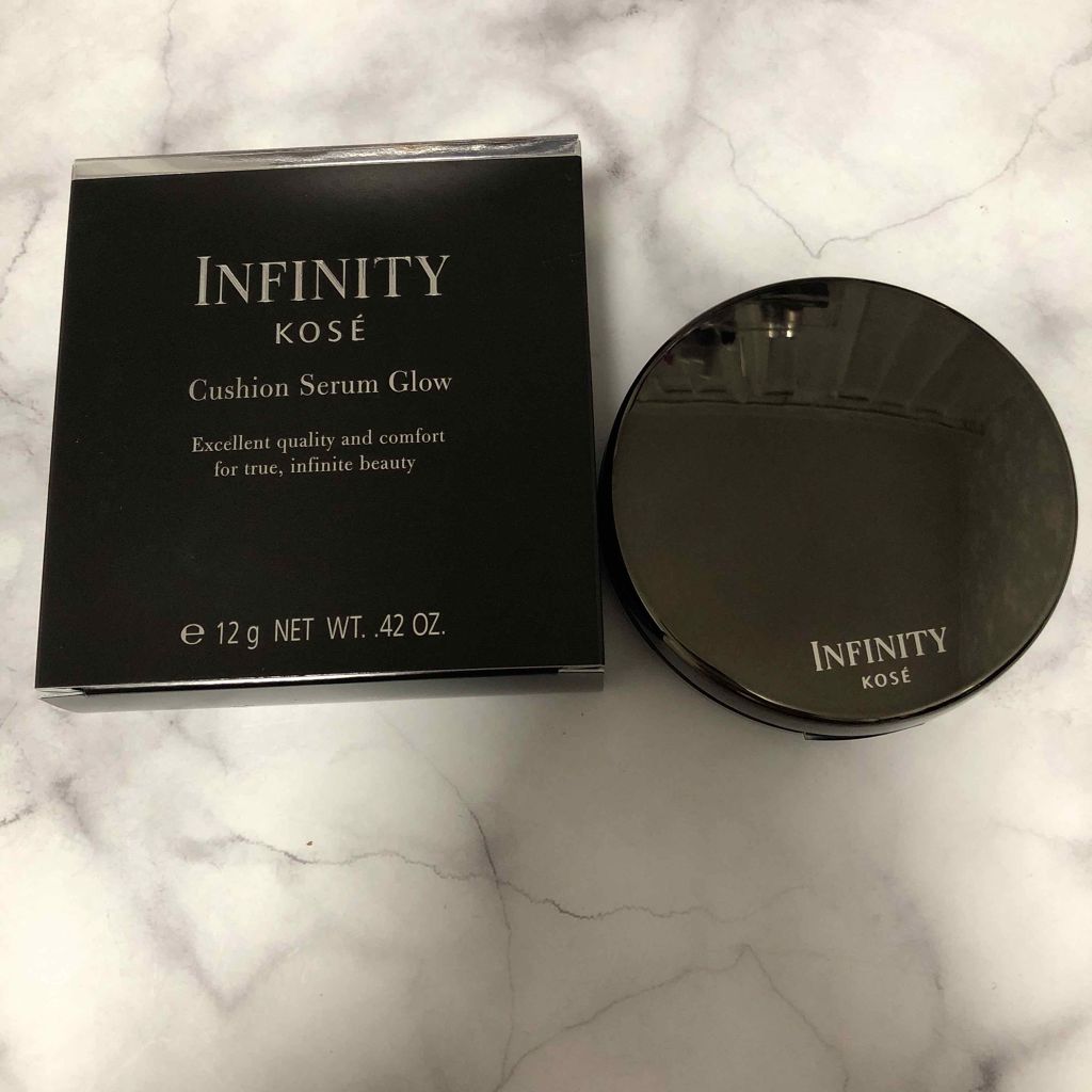 クッション セラム グロウ/インフィニティ/クッションファンデーションを使ったクチコミ(1枚目)